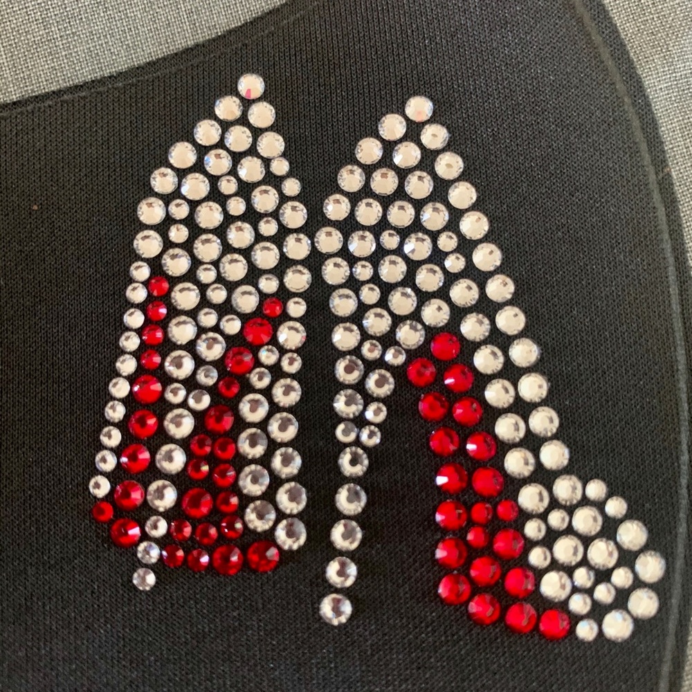 Rhinestone Red Bottoms Mask